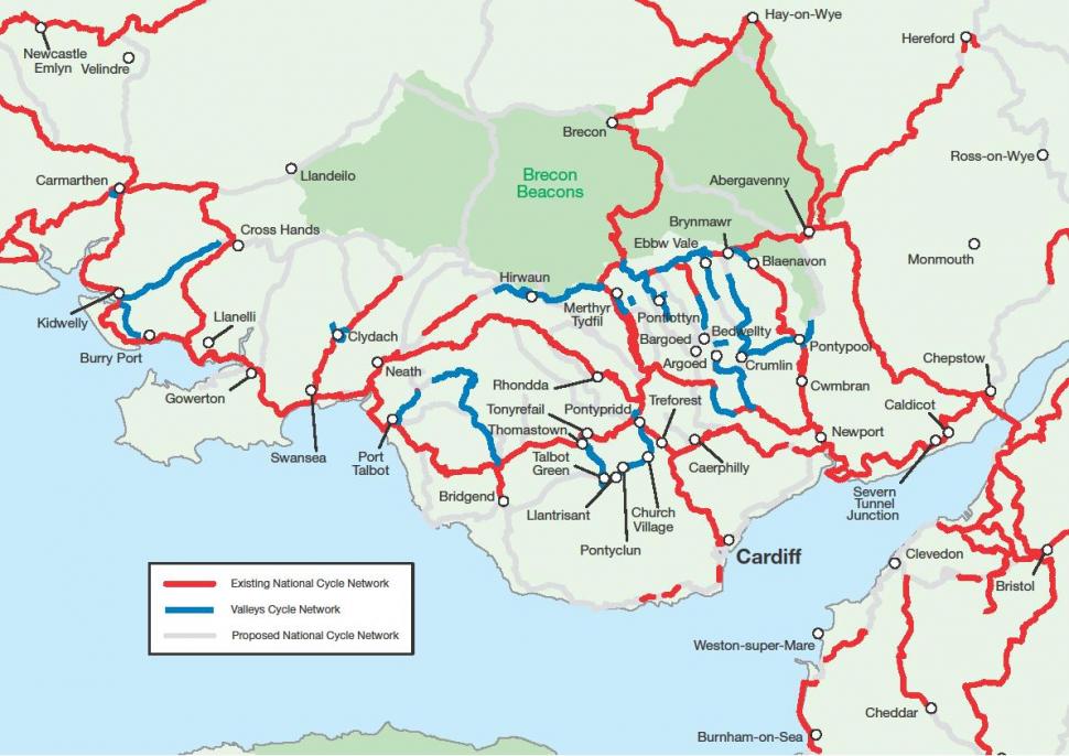 cycle paths map